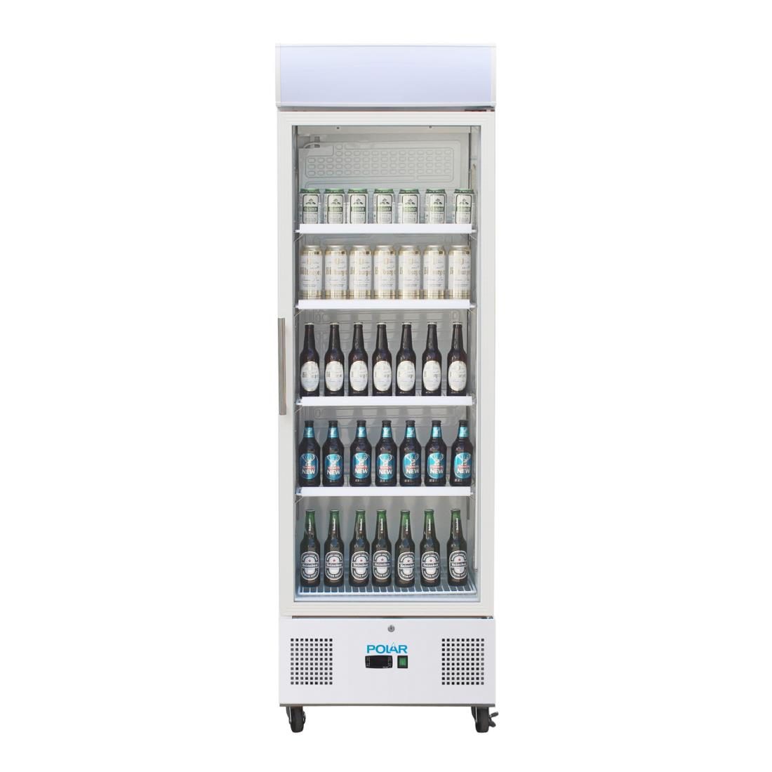 G-Series Upright Display Fridge 368Ltr White - Image 4