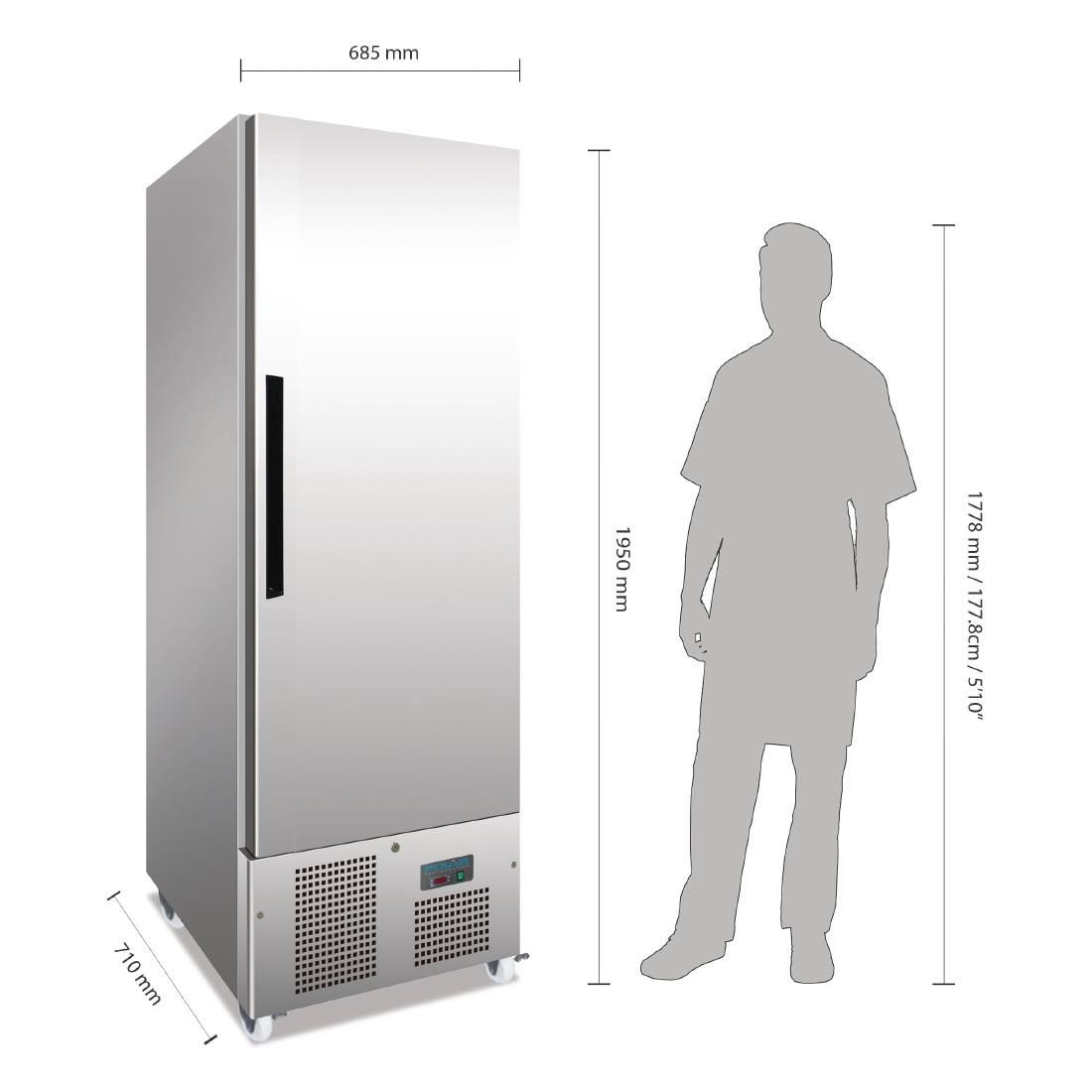 G-Series Upright Slimline Freezer 440Ltr - Image 2