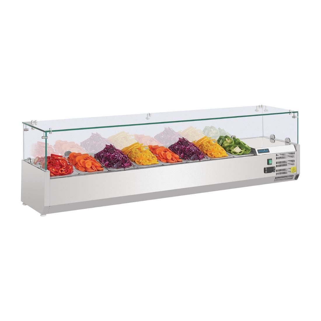 G-Series Countertop Prep Fridge 8x 1/4GN - Image 4