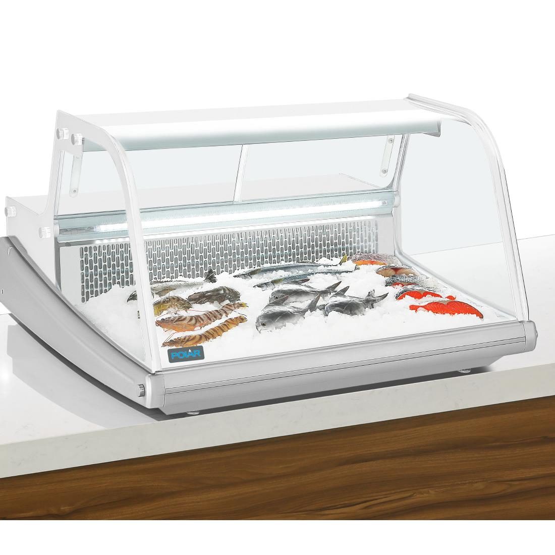 G-Series Fish Display Serve Over Counter Fridge 175Ltr - Image 4