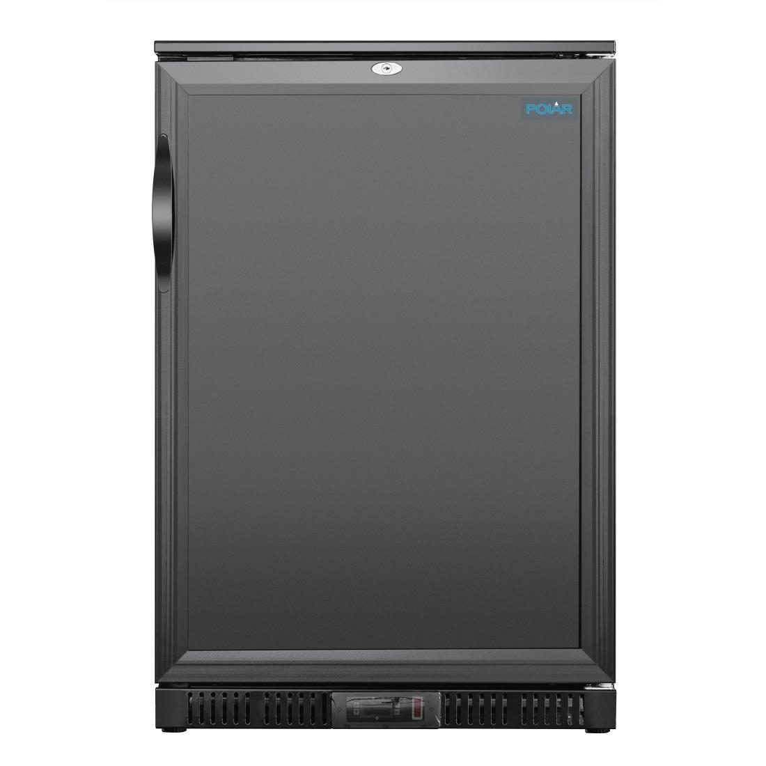 G-series 850mm Single Door Back Bar Cooler Solid Door 128 Ltr - Image 2