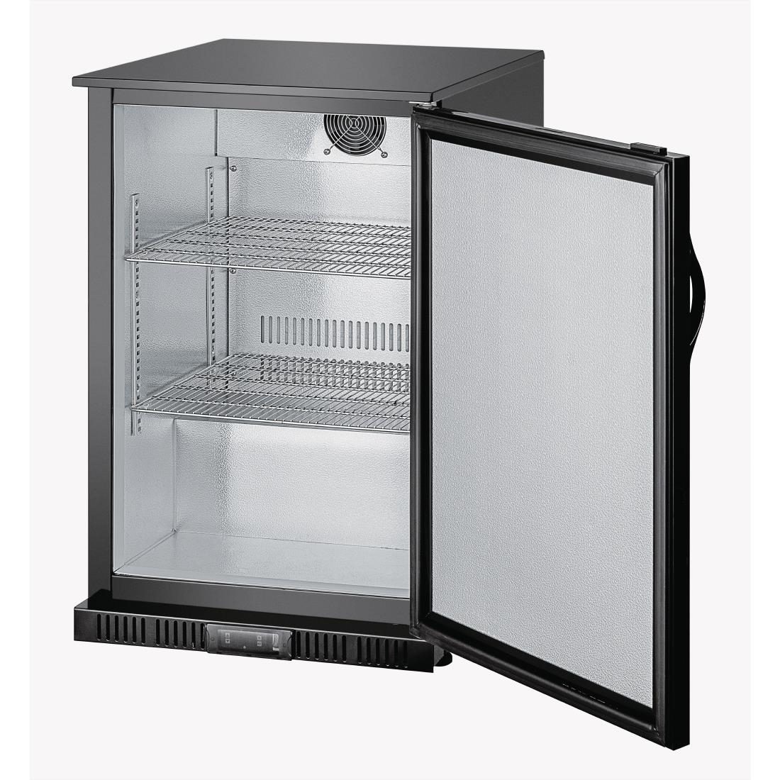 G-series 850mm Single Door Back Bar Cooler Solid Door 128 Ltr - Image 3