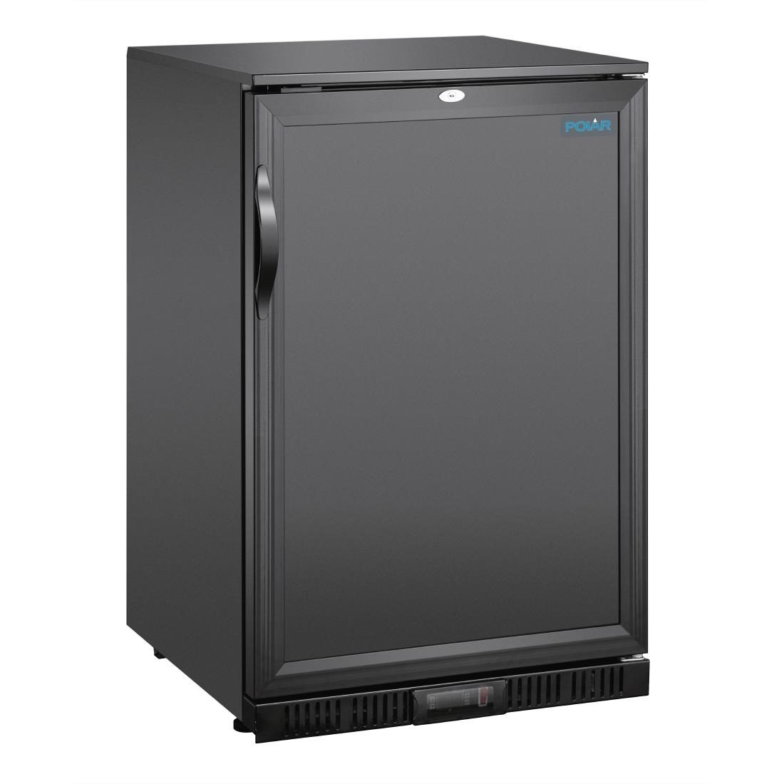 G-series 850mm Single Door Back Bar Cooler Solid Door 128 Ltr