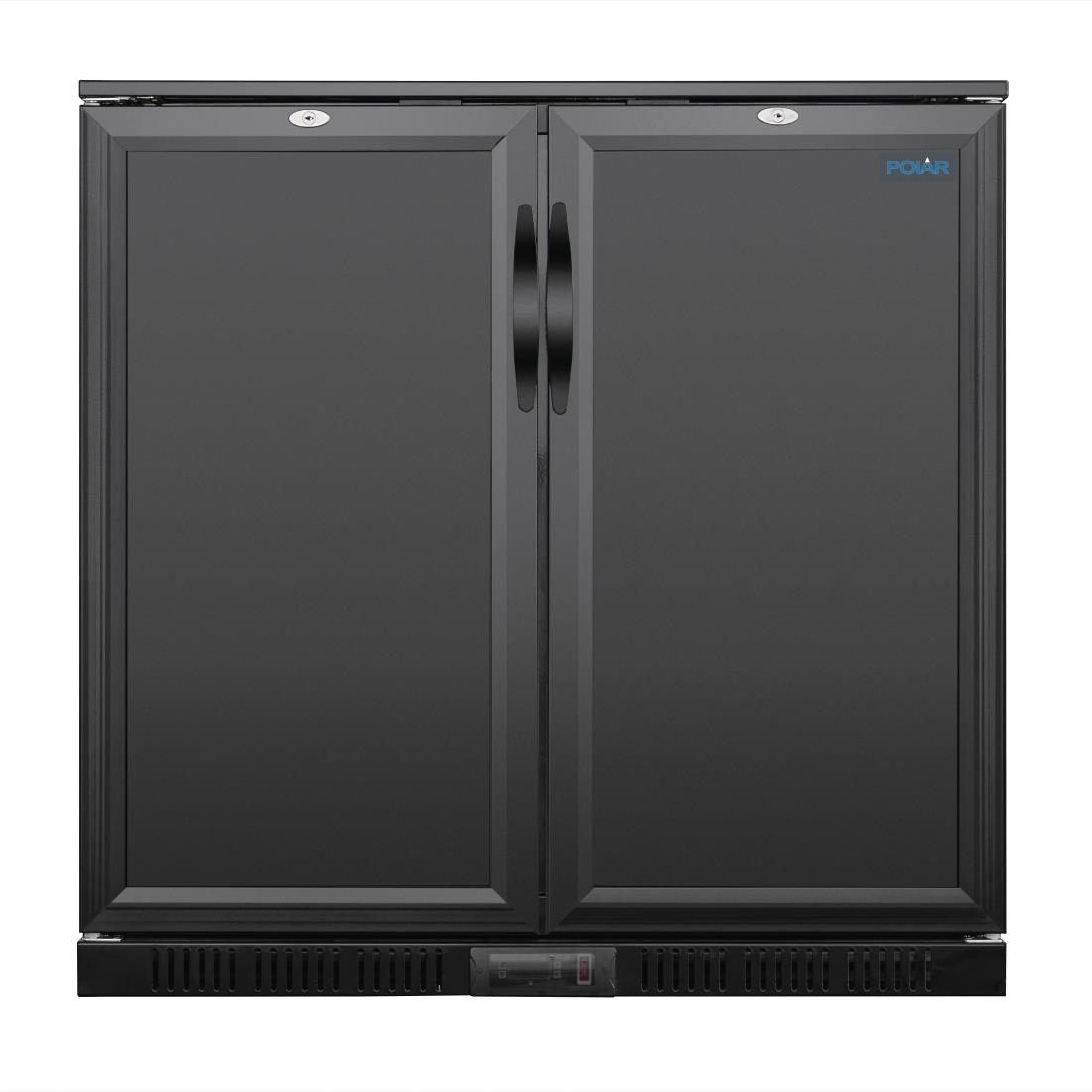 G-series 850mm Double Door Back Bar Cooler Solid Door 198 Ltr - Image 3