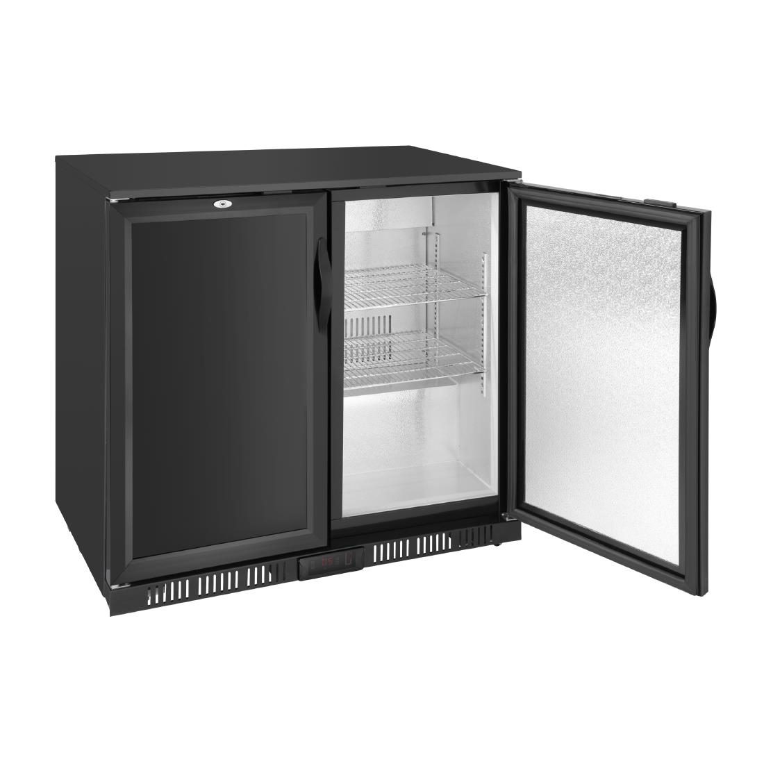 G-series 850mm Double Door Back Bar Cooler Solid Door 198 Ltr - Image 6