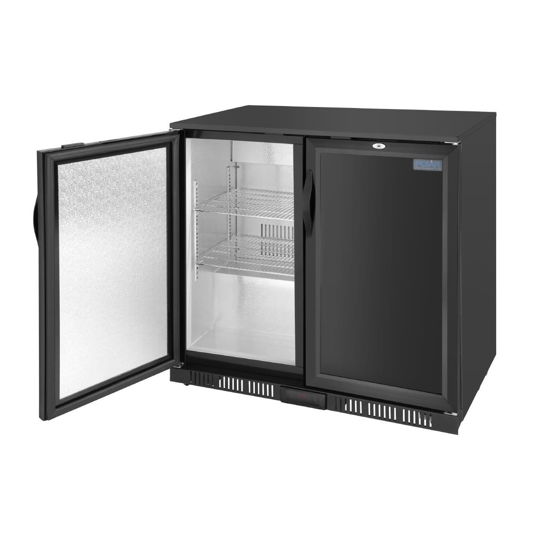 G-series 850mm Double Door Back Bar Cooler Solid Door 198 Ltr - Image 7