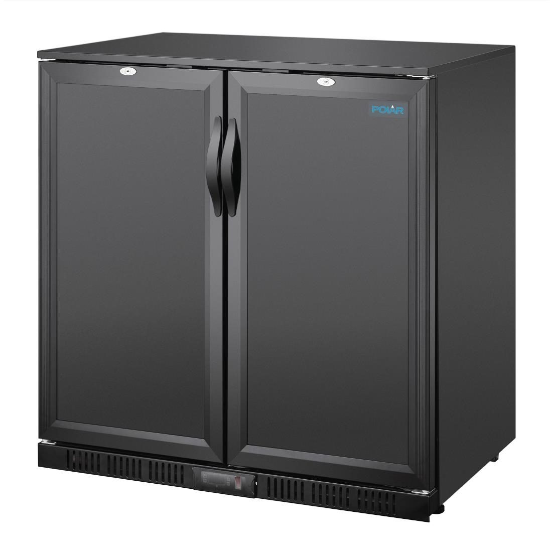 G-series 850mm Double Door Back Bar Cooler Solid Door 198 Ltr - Image 10