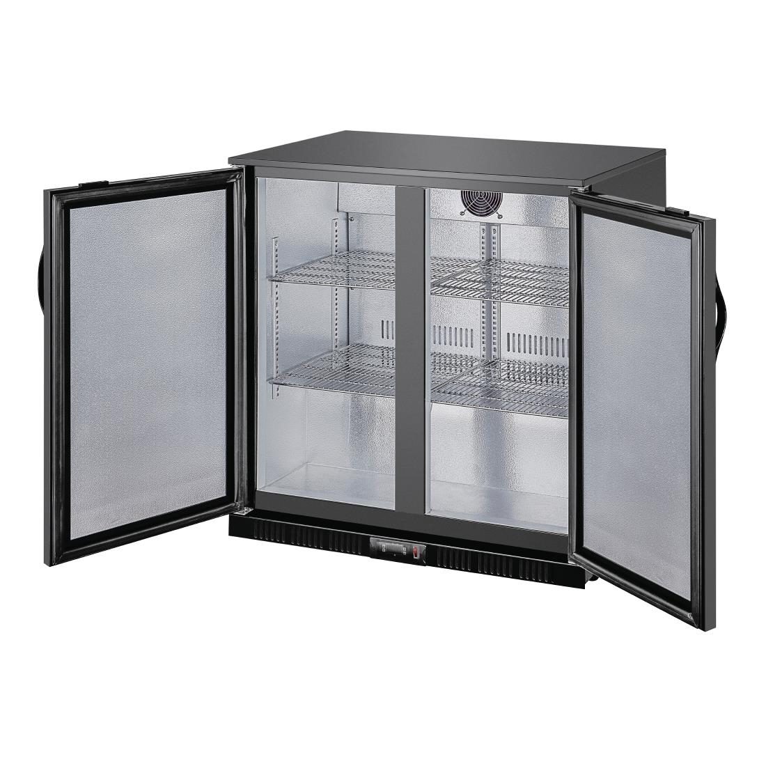 G-series 850mm Double Door Back Bar Cooler Solid Door 198 Ltr - Image 12