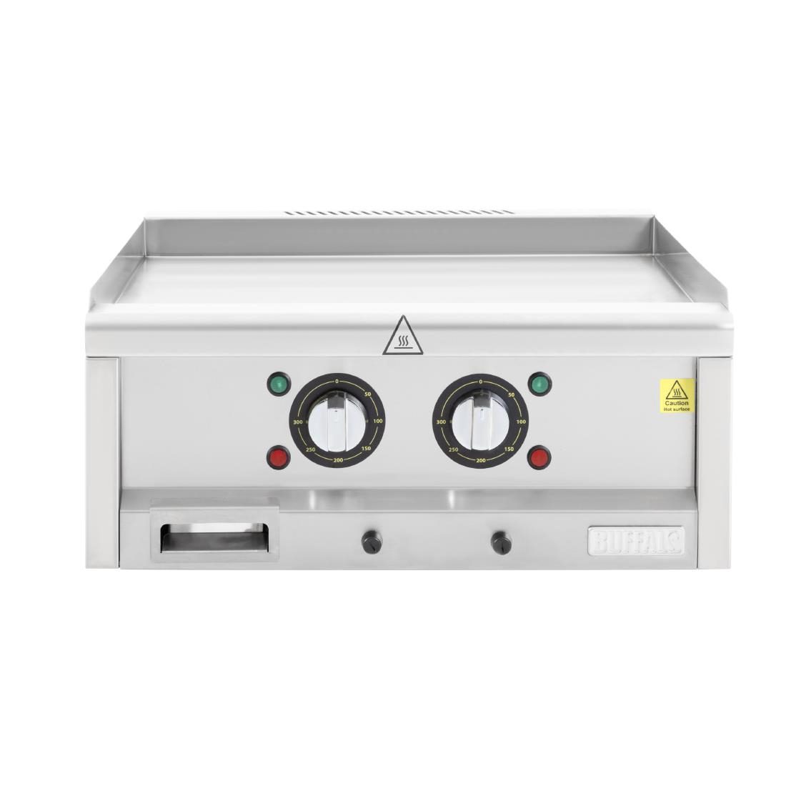 Buffalo 600 Series Dual Zone Electric Griddle 600mm Single Phase - Image 2