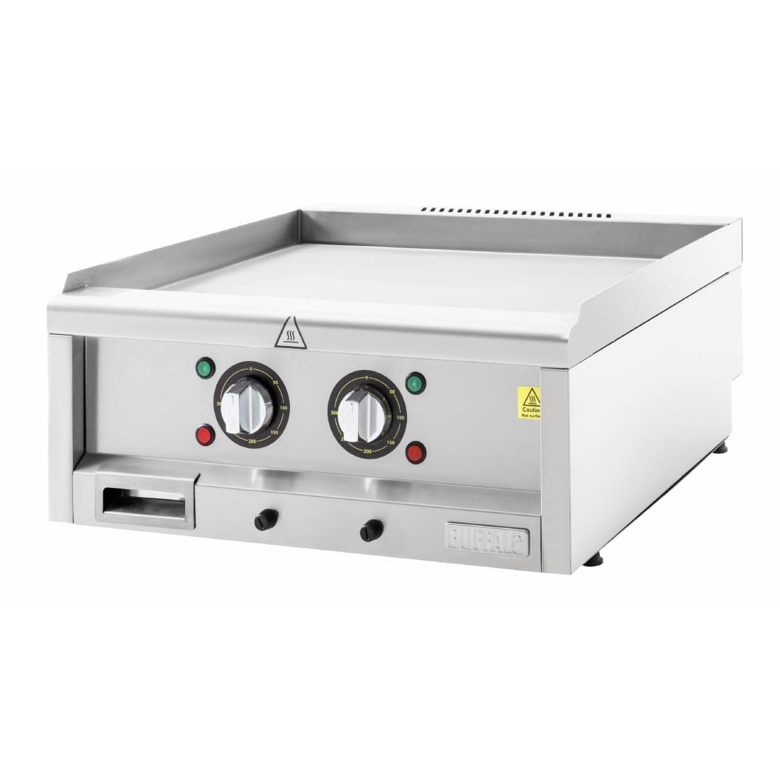 Buffalo 600 Series Dual Zone Electric Griddle 600mm Single Phase - Image 3