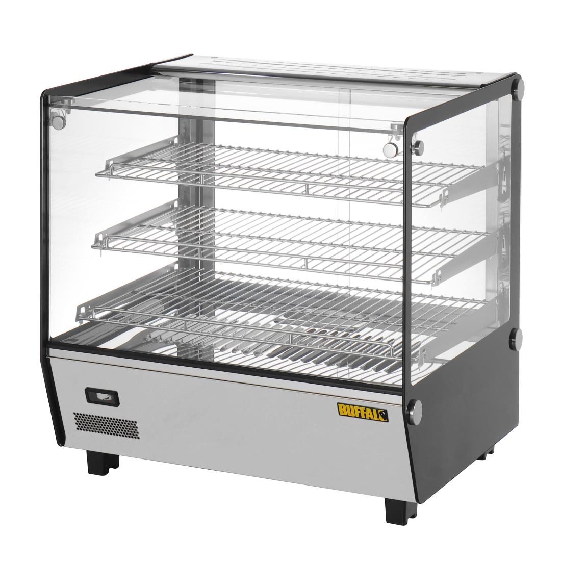 Square Countertop Heated Display Merchandiser 120Ltr - Image 5