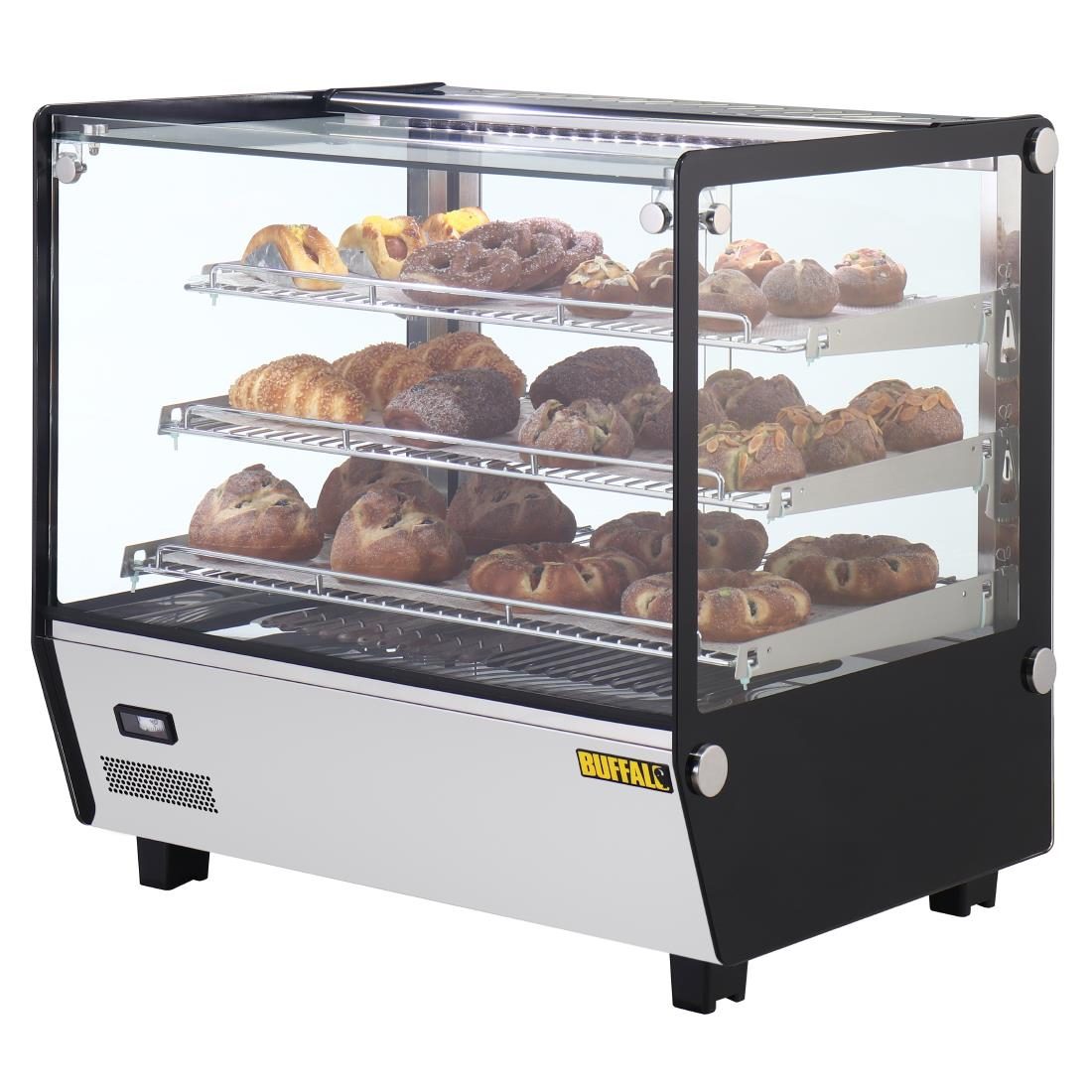 Square Countertop Heated Display Merchandiser 120Ltr - Image 8
