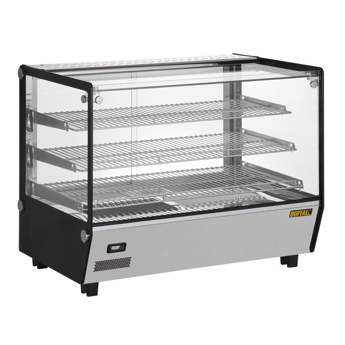 Square Countertop Heated Display Merchandiser 160Ltr - Image 2