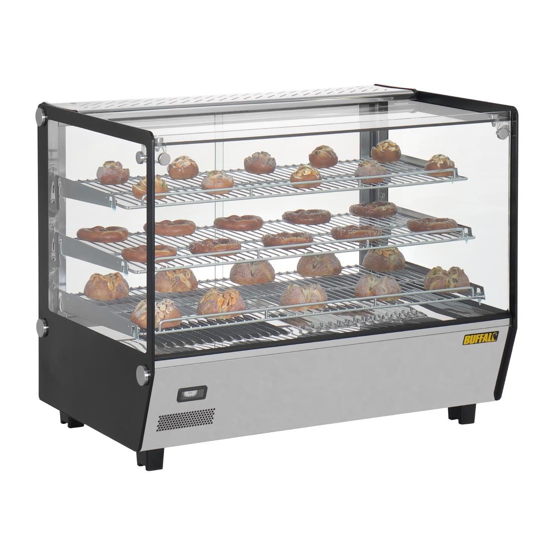 Square Countertop Heated Display Merchandiser 160Ltr - Image 3