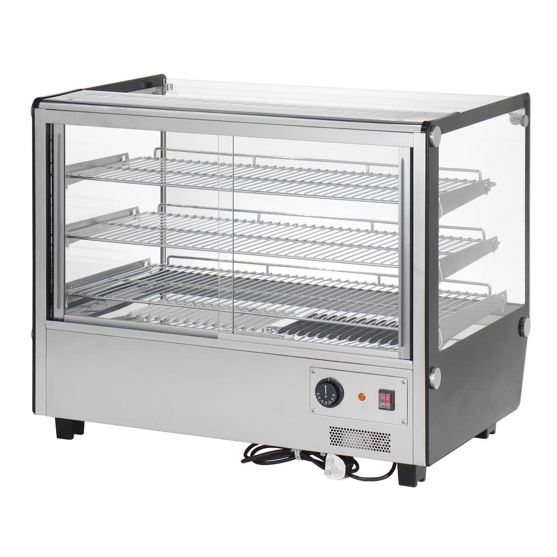 Square Countertop Heated Display Merchandiser 160Ltr - Image 5