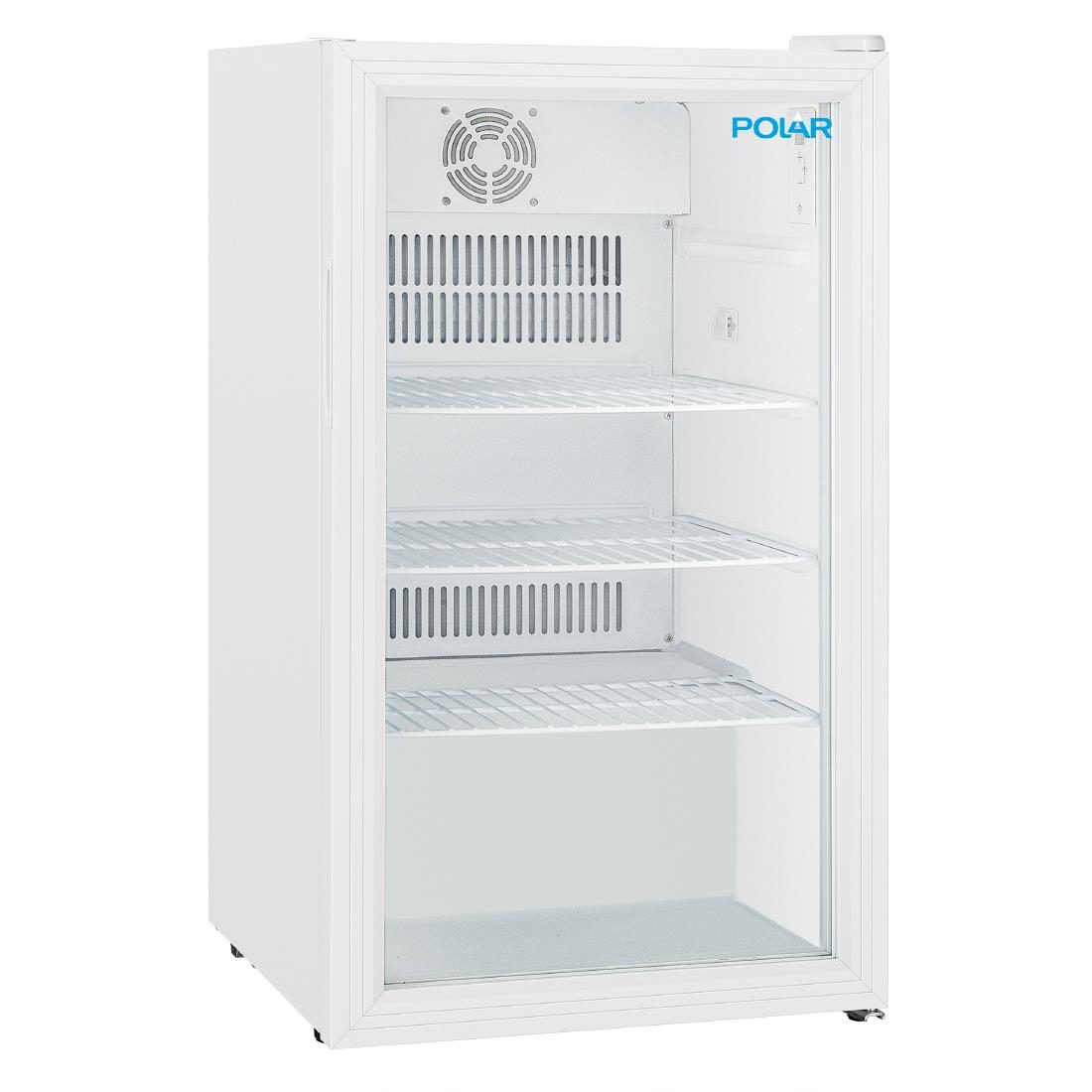 C-Series Under Counter Display Fridge White 90Ltr