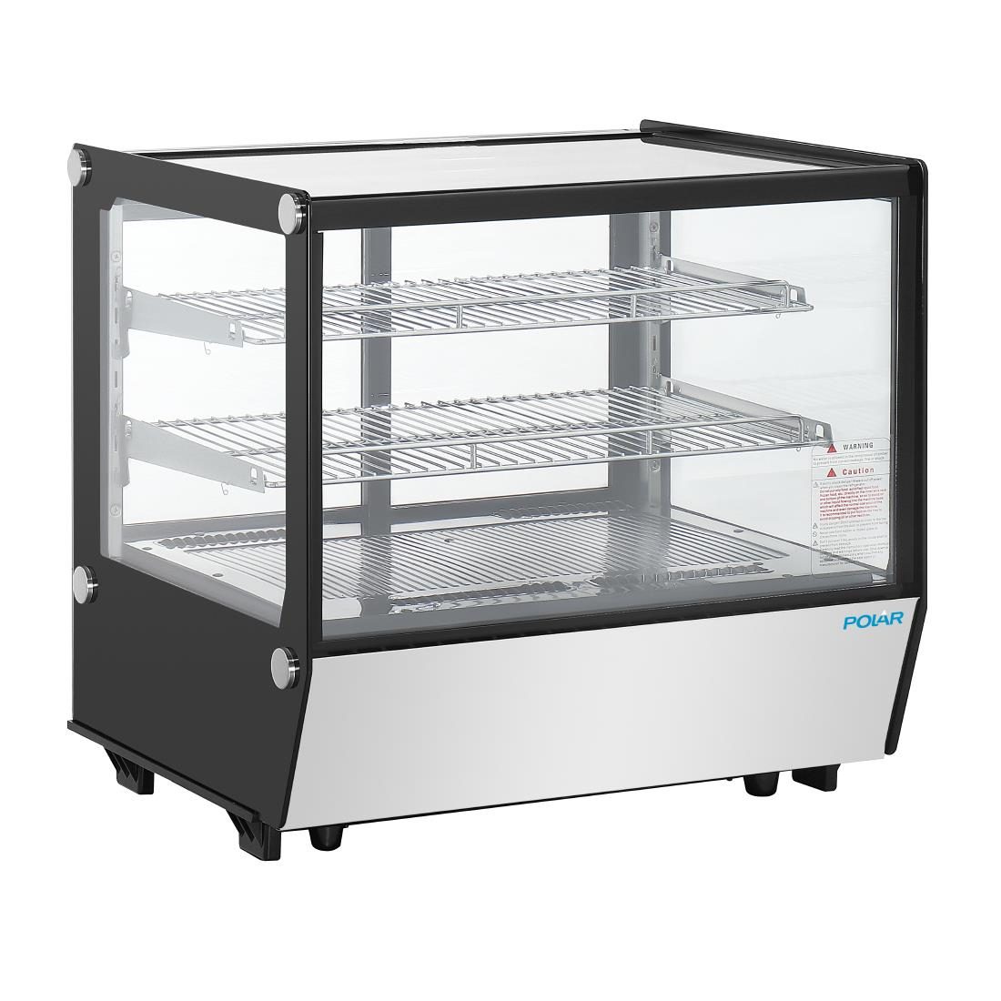 G-Series Countertop Display Fridge Black Square Glass 120Ltr - Image 2