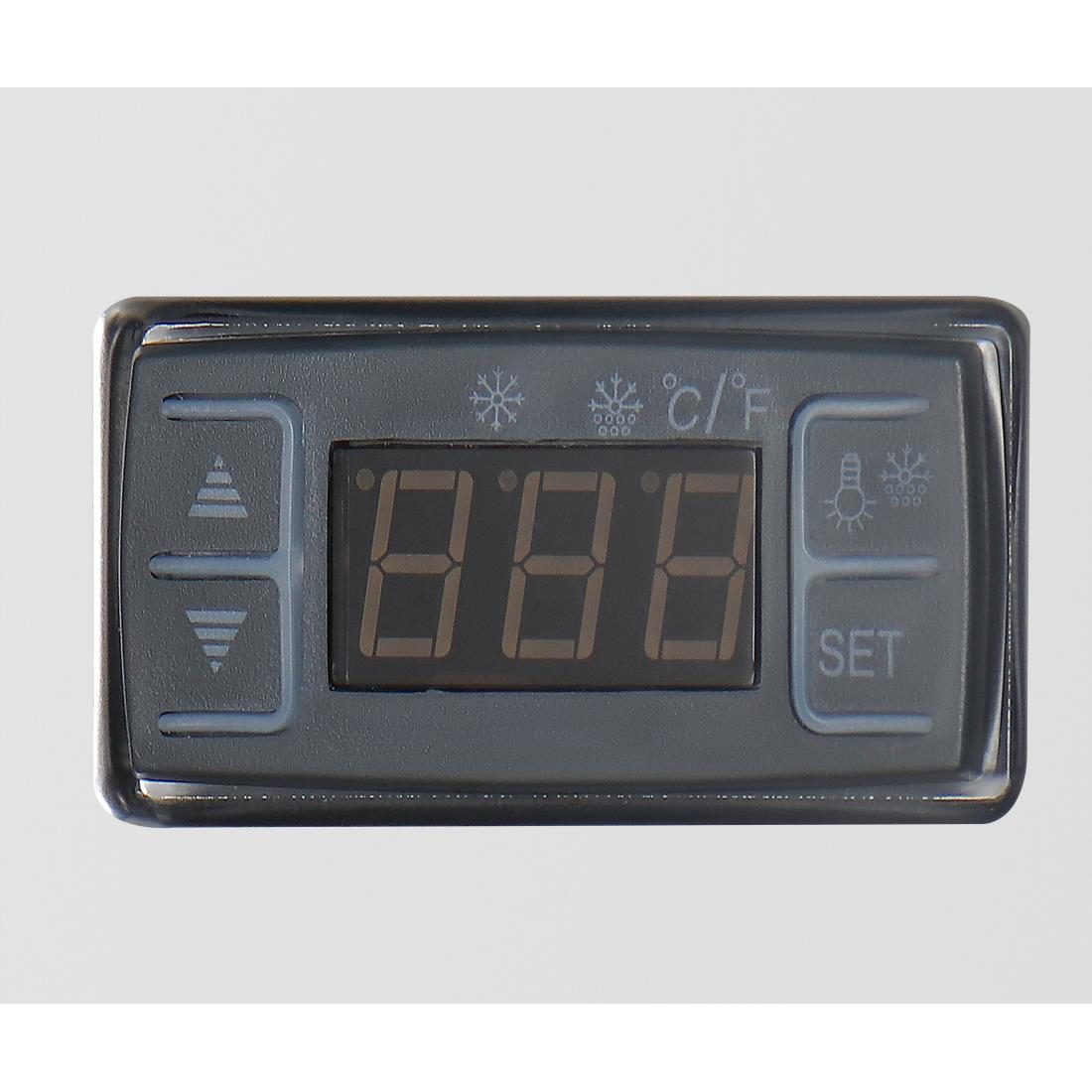 G-Series Countertop Display Fridge Black Square Glass 120Ltr - Image 6