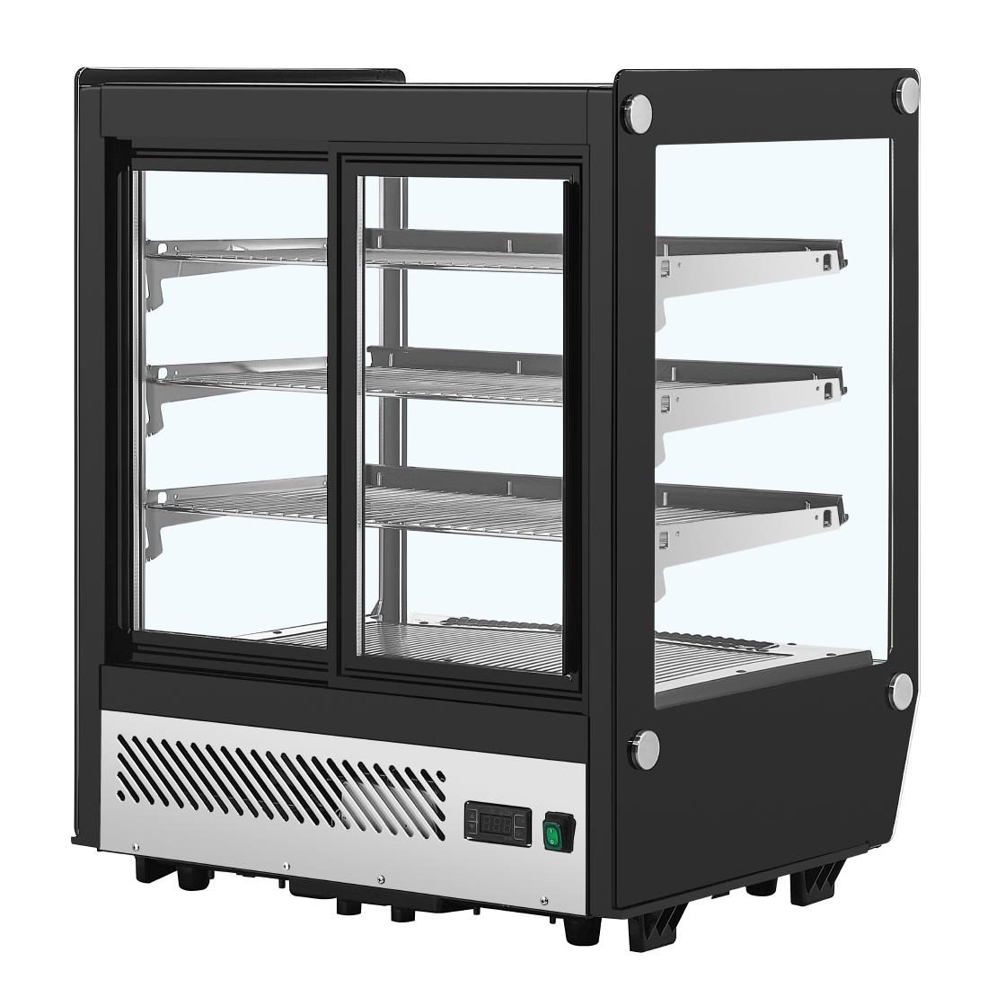 G-Series Square Glass Countertop Display Fridge 145Ltr - Image 3