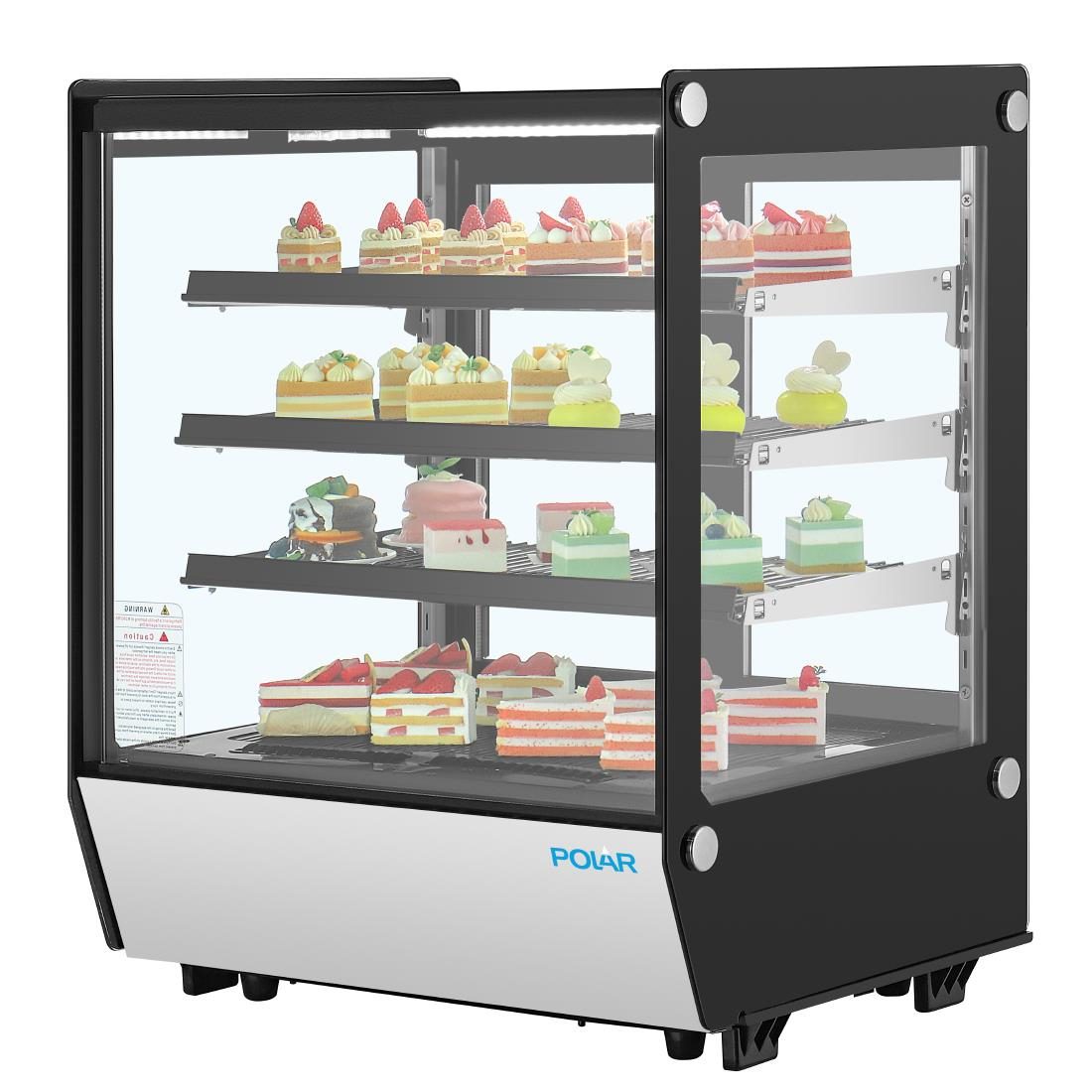 G-Series Square Glass Countertop Display Fridge 145Ltr - Image 5