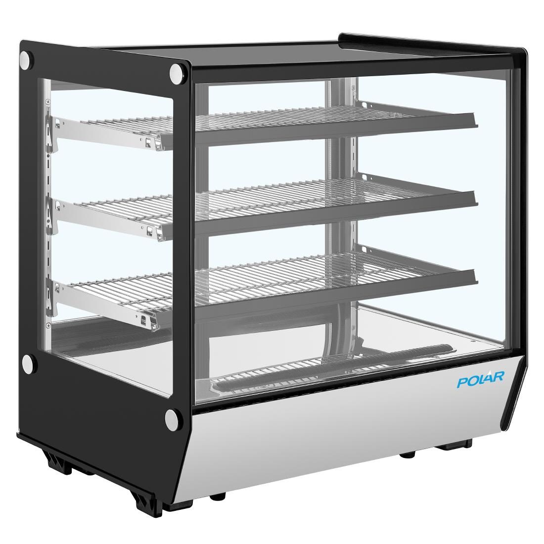 G-Series Square Glass Countertop Display Fridge 185Ltr