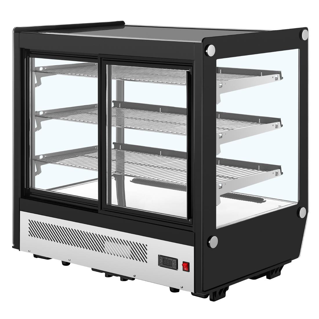 G-Series Square Glass Countertop Display Fridge 185Ltr - Image 3