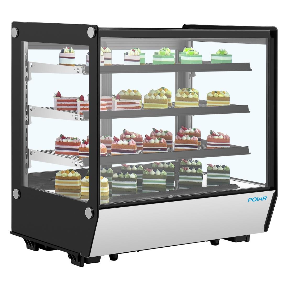 G-Series Square Glass Countertop Display Fridge 185Ltr - Image 4