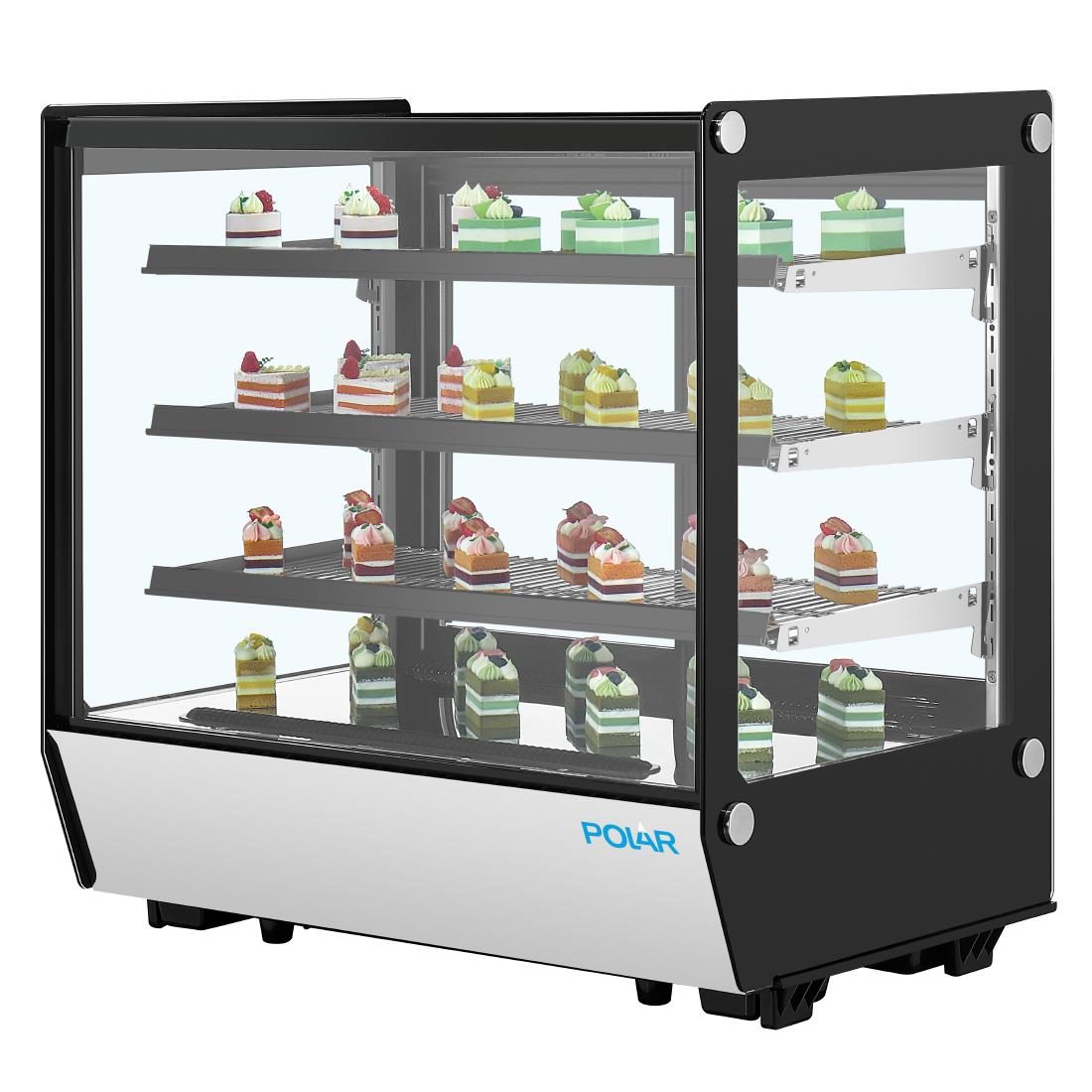 G-Series Square Glass Countertop Display Fridge 185Ltr - Image 5