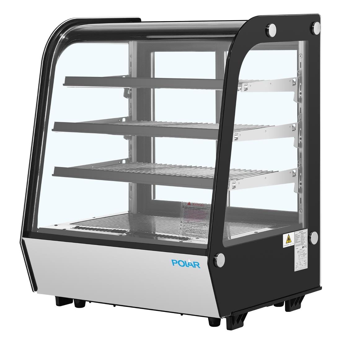 G-Series Rounded Glass Countertop Display Fridge 145Ltr - Image 2