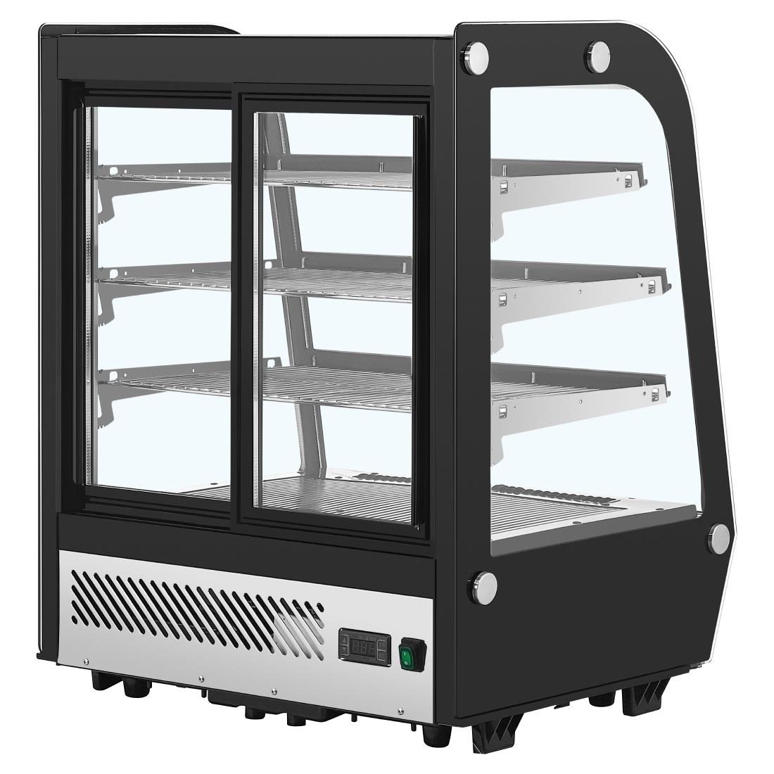 G-Series Rounded Glass Countertop Display Fridge 145Ltr - Image 3