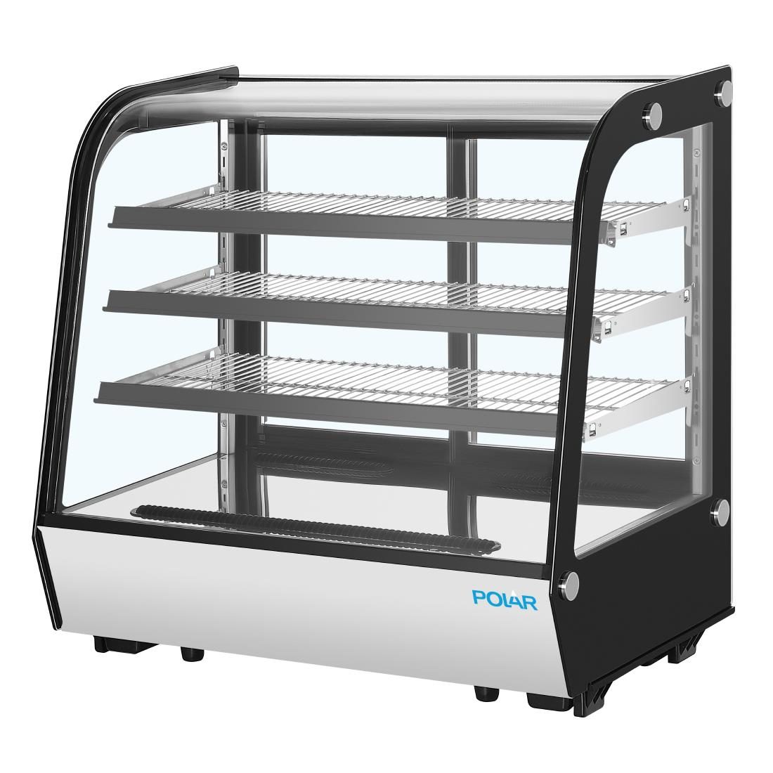 G-Series Rounded Glass Countertop Display Fridge 185Ltr - Image 2