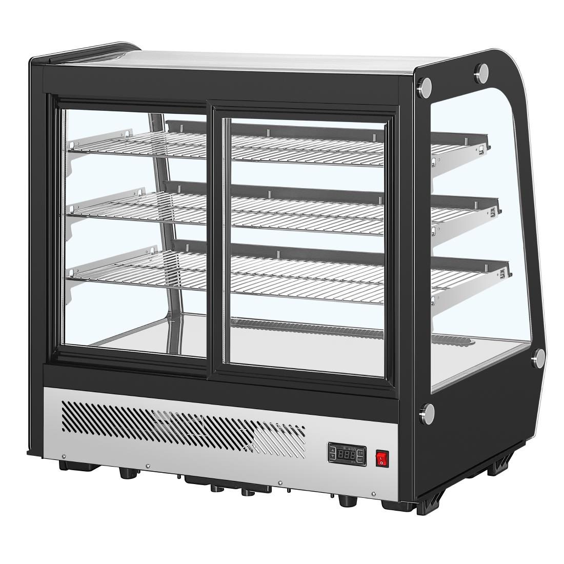 G-Series Rounded Glass Countertop Display Fridge 185Ltr - Image 3