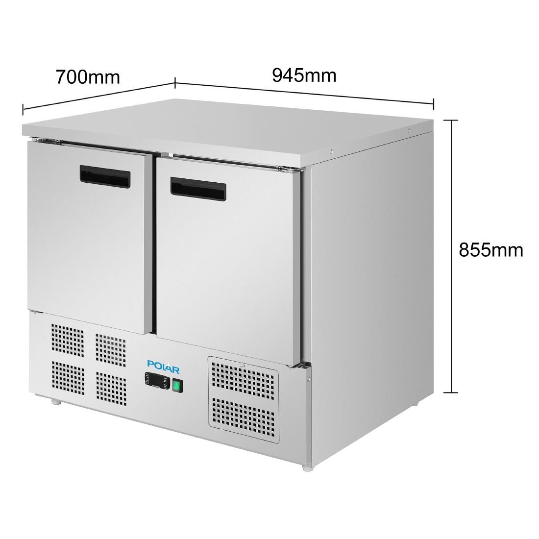 G-Series Double Door Counter Freezer 240Ltr - Image 7