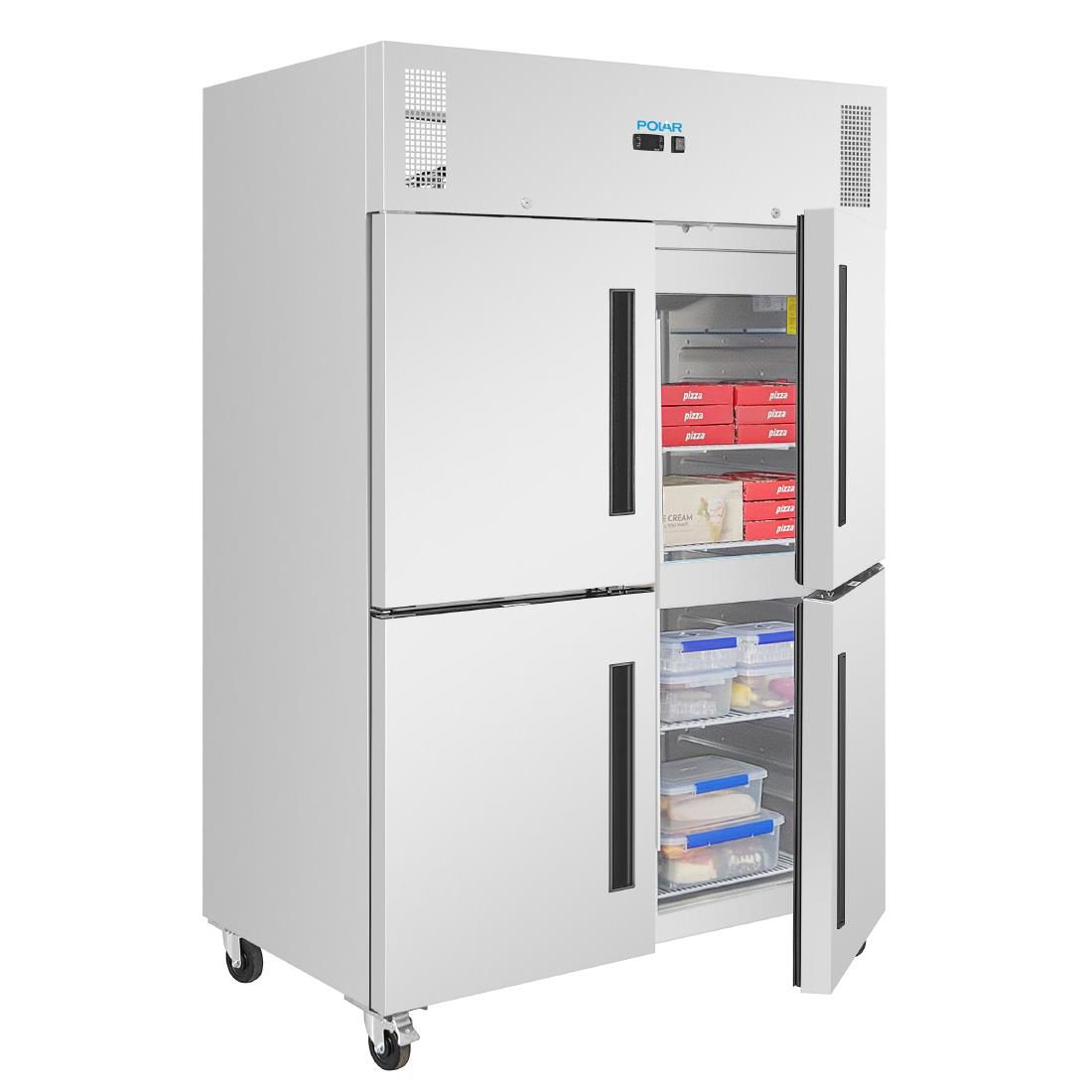 G-Series Upright Double Stable Door Gastro Freezer 1200Ltr - Image 5