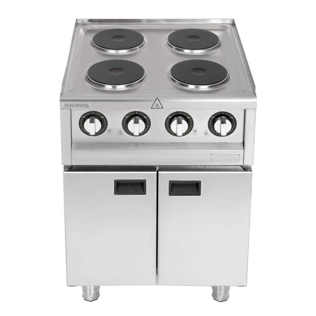 Buffalo 600 Series Freestanding 4 Plate Electric Hob 7kW - Image 3