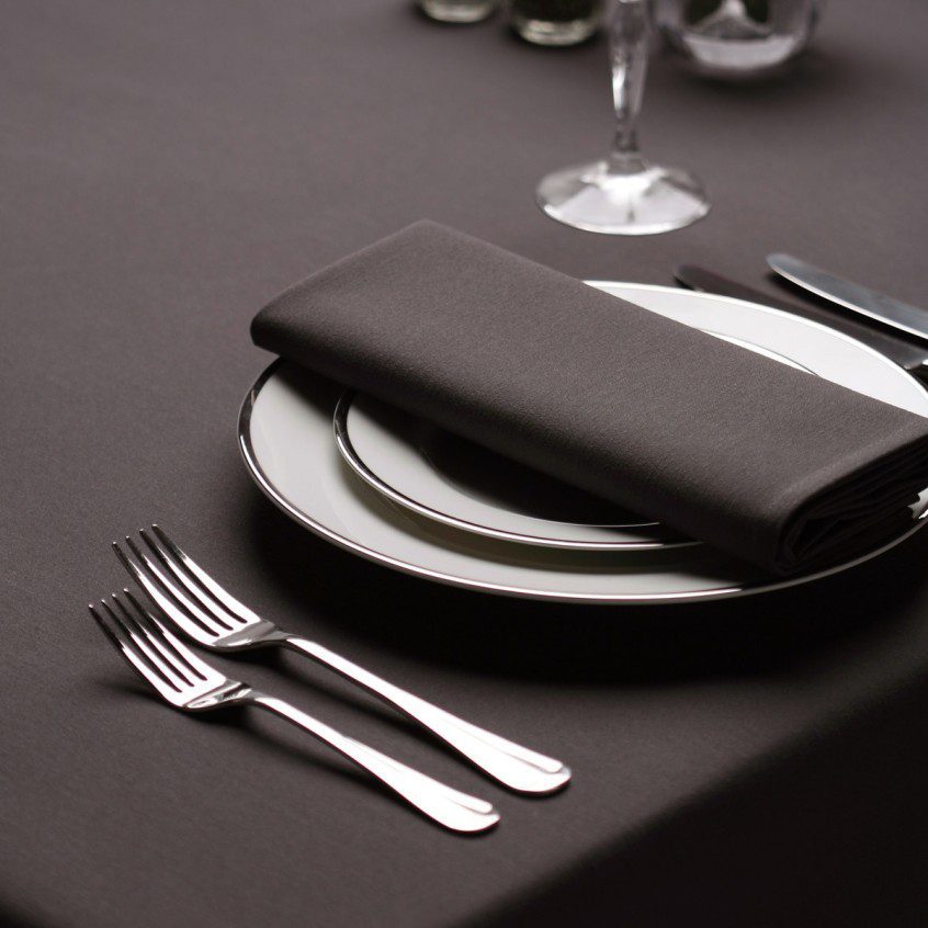 Signature Napkin Pewter 20x20"