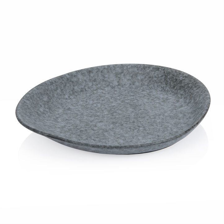 Stone Oval Coupe Plate 31.4cm 12.25"