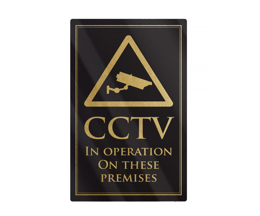 CCTV in Operation Bar Area Notice Sign