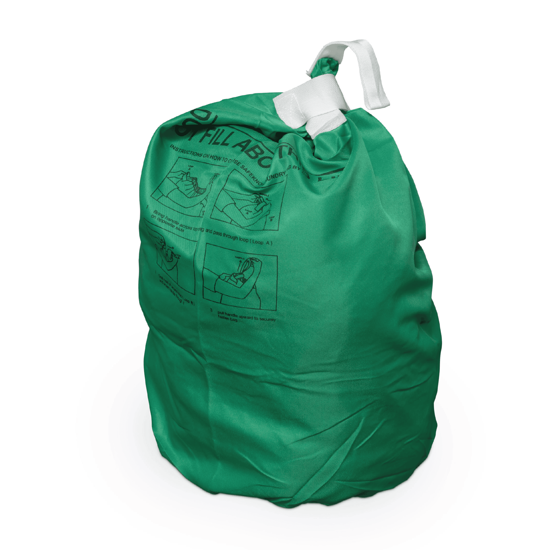 Green Safeknot Laundry Bag
