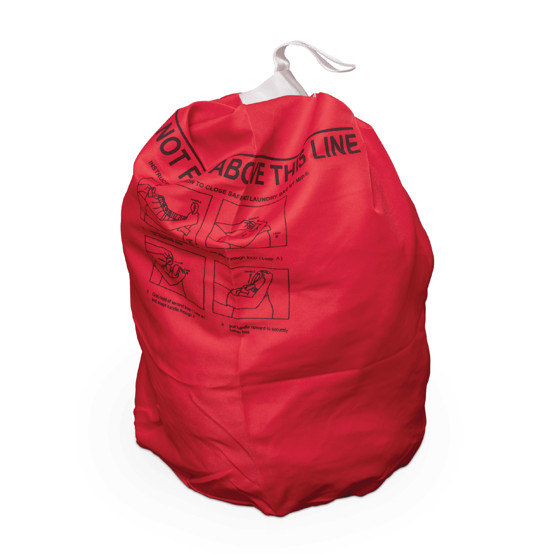 Red Safeknot Laundry Bag