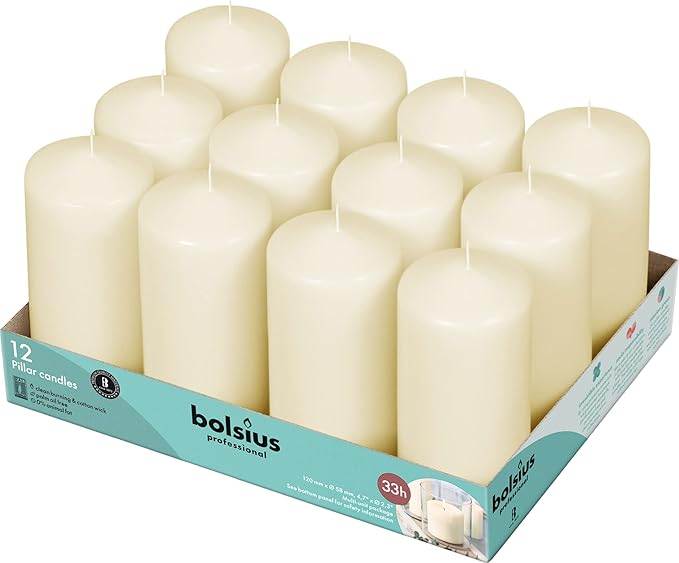 Pillar Candle Ivory 120/58