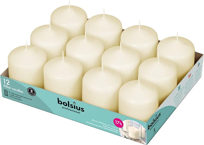 Pillar Candle Ivory 80/58