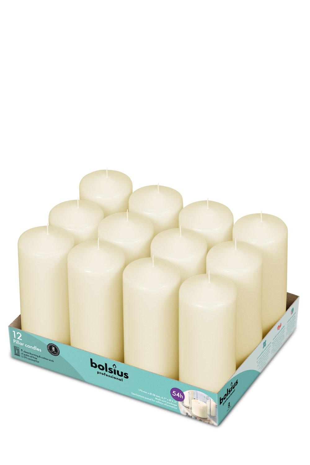 Pillar Candle Ivory 170/58