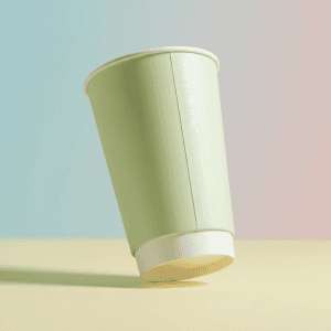 Green Hot paper cup