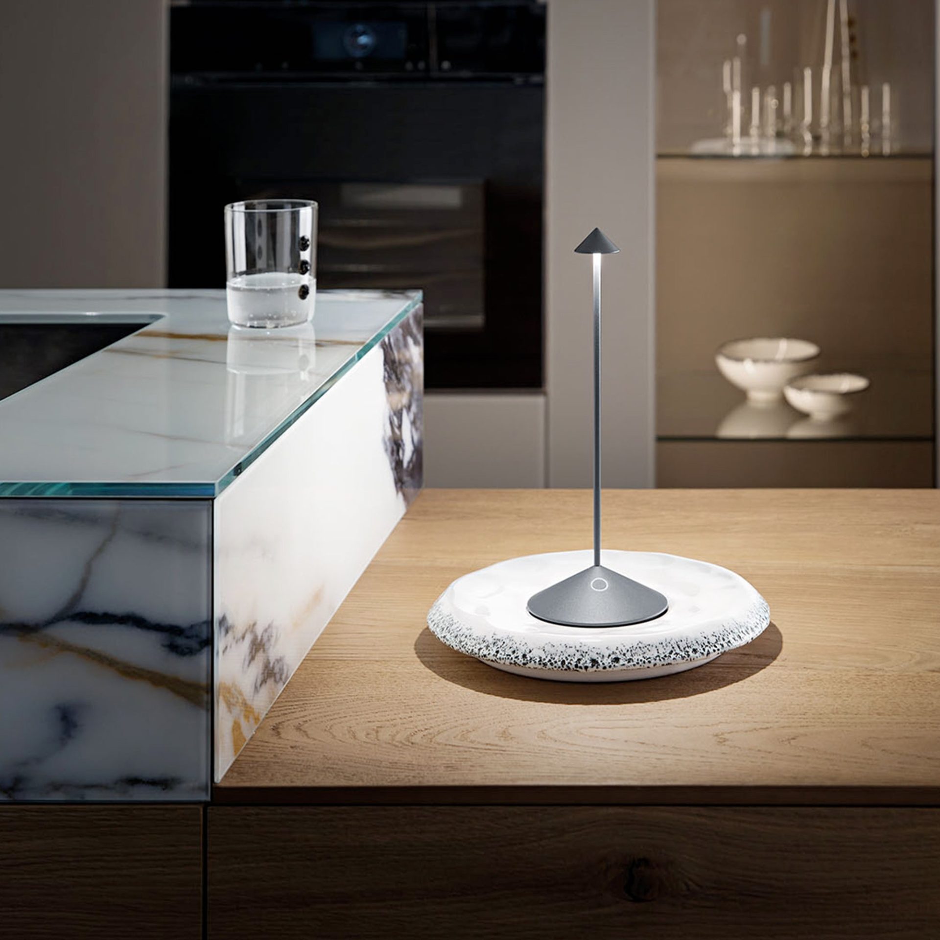 Dark Grey Pina Table Lamp - Image 2