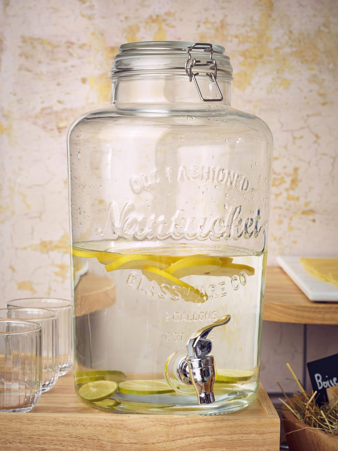Glass Drink Dispenser 7.6L/ 267.5oz - Image 2