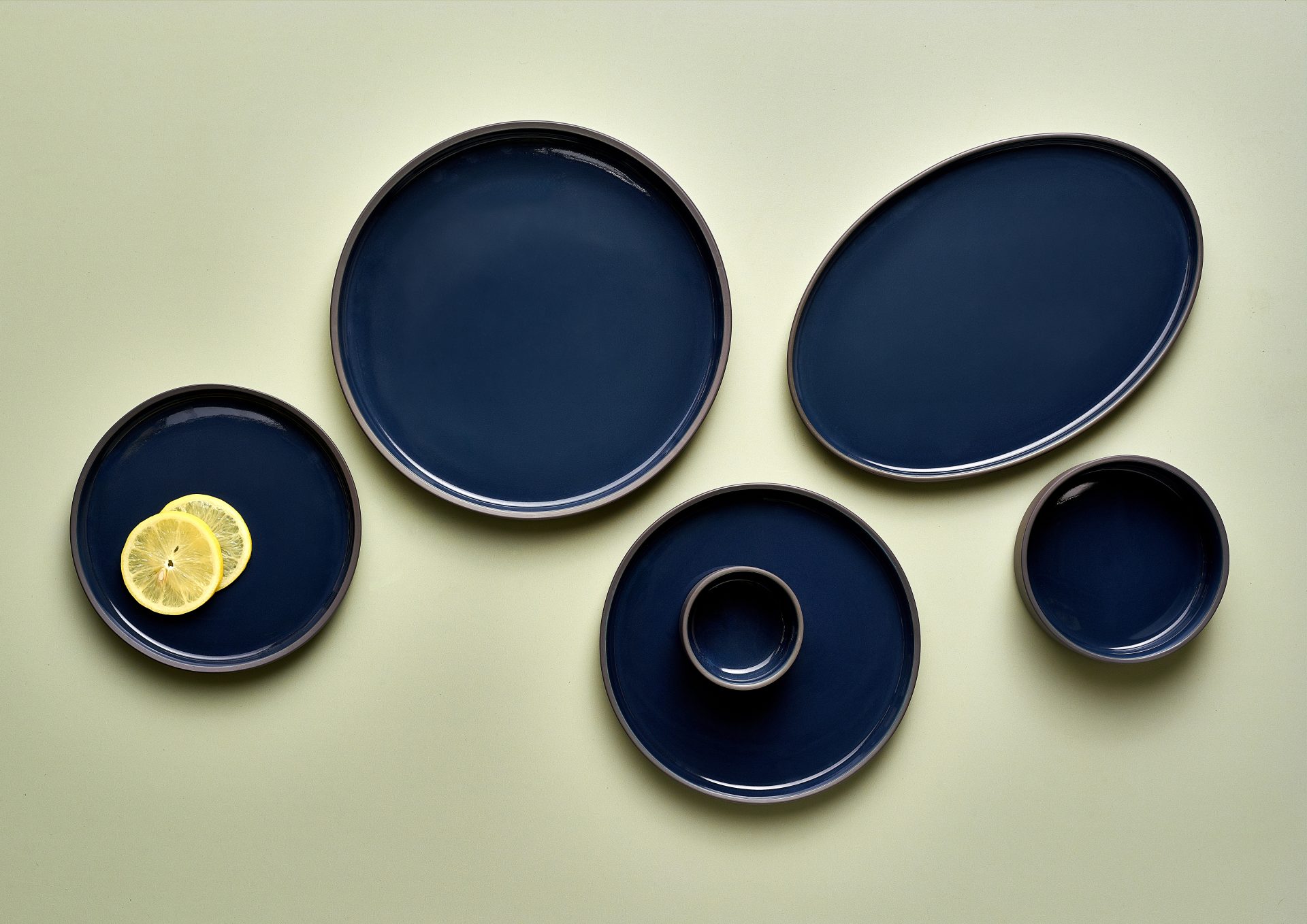 Kava Porcelain Blue Presentation Bowl 15.5cm - Image 3
