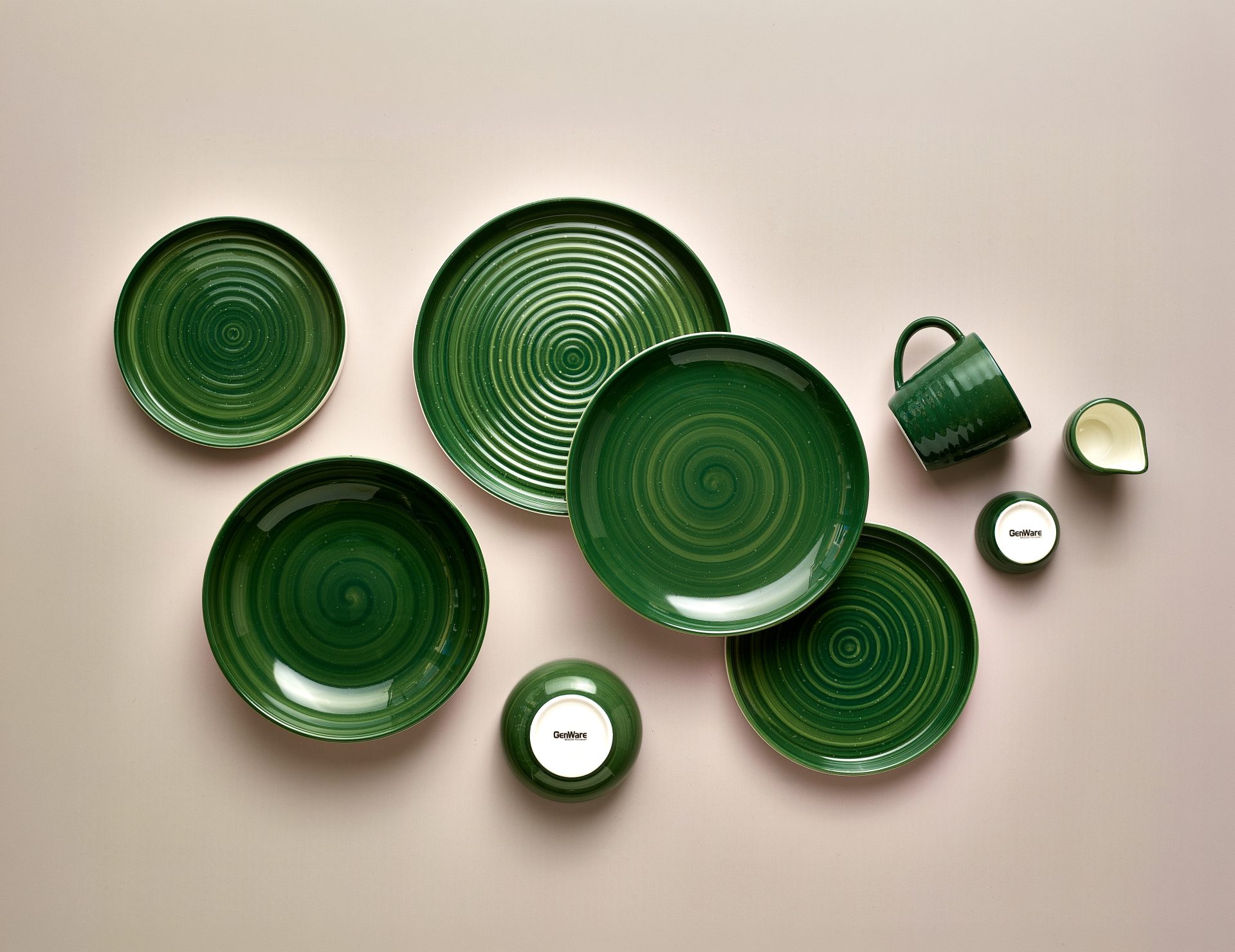 Miro Porcelain Green Mug 30cl/ 10.5oz - Image 3