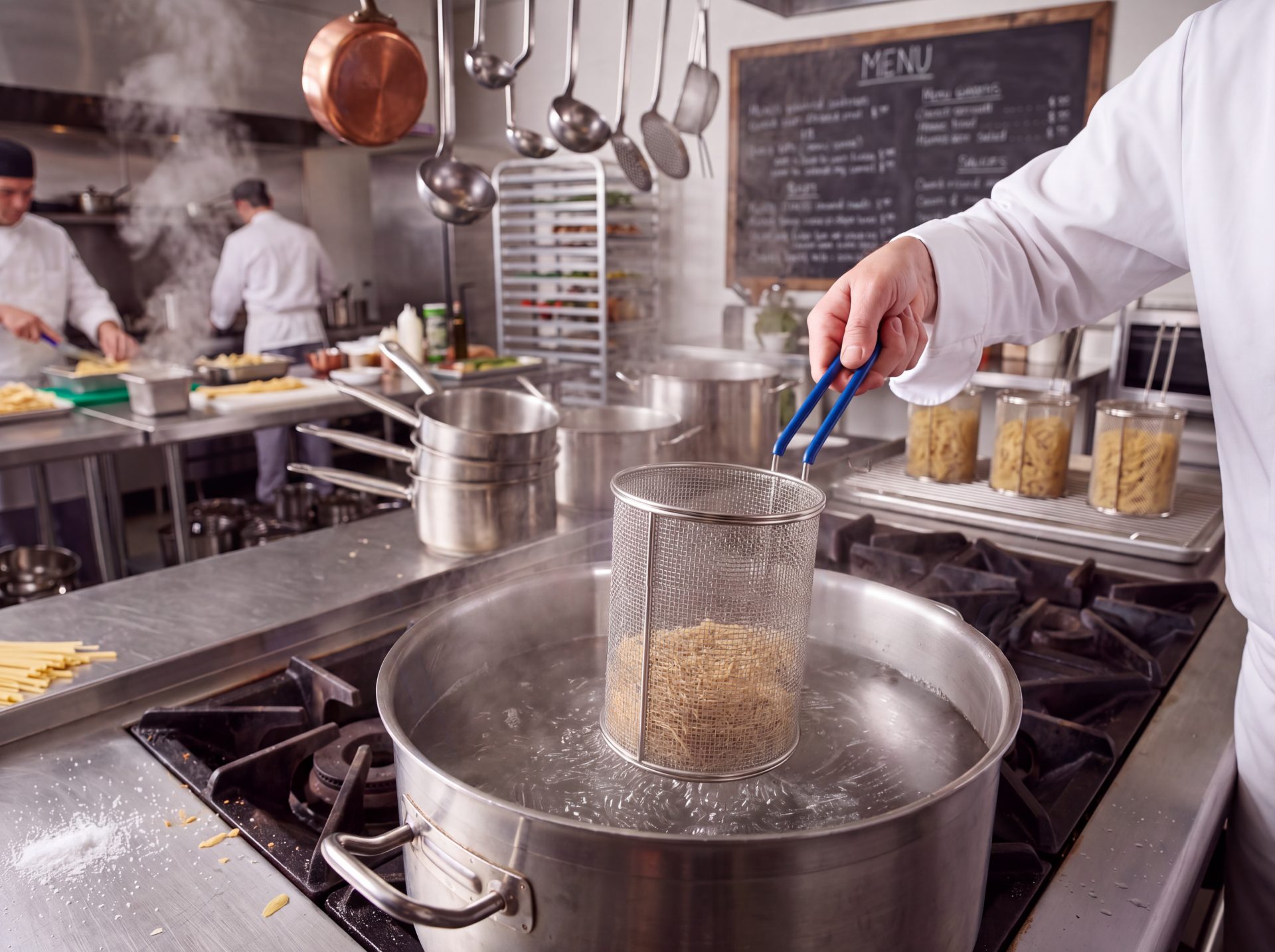 Stainless Steel Spaghetti Basket 13.5cm - Image 2