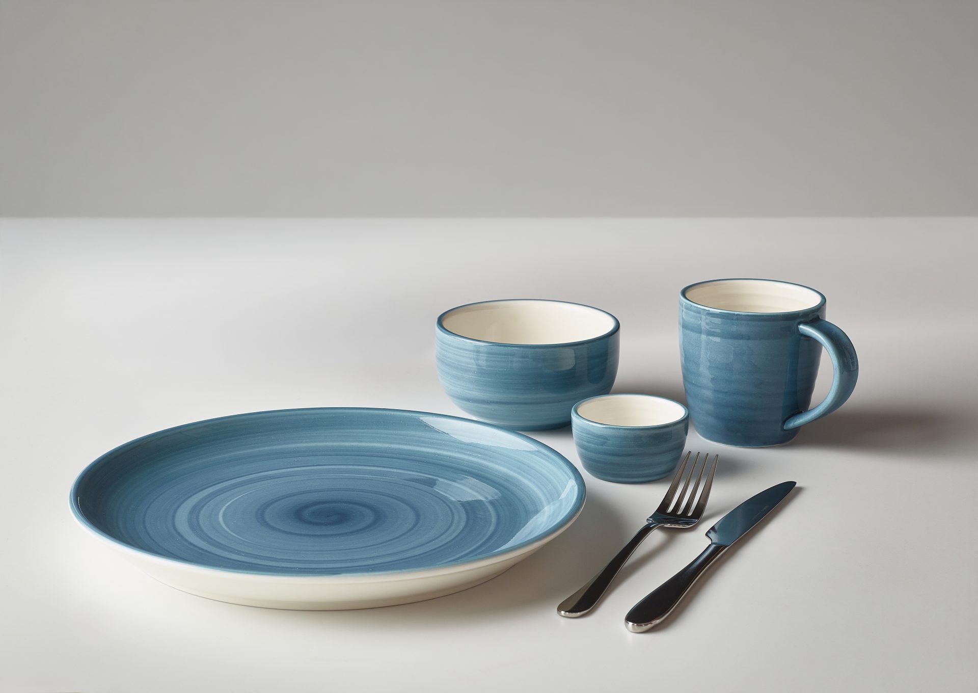 Miro Porcelain Blue Mug 30cl/ 10.5oz - Image 4
